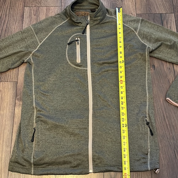 Big Sky Outfitters full zip jacket green XXL - Picture 5 of 7
